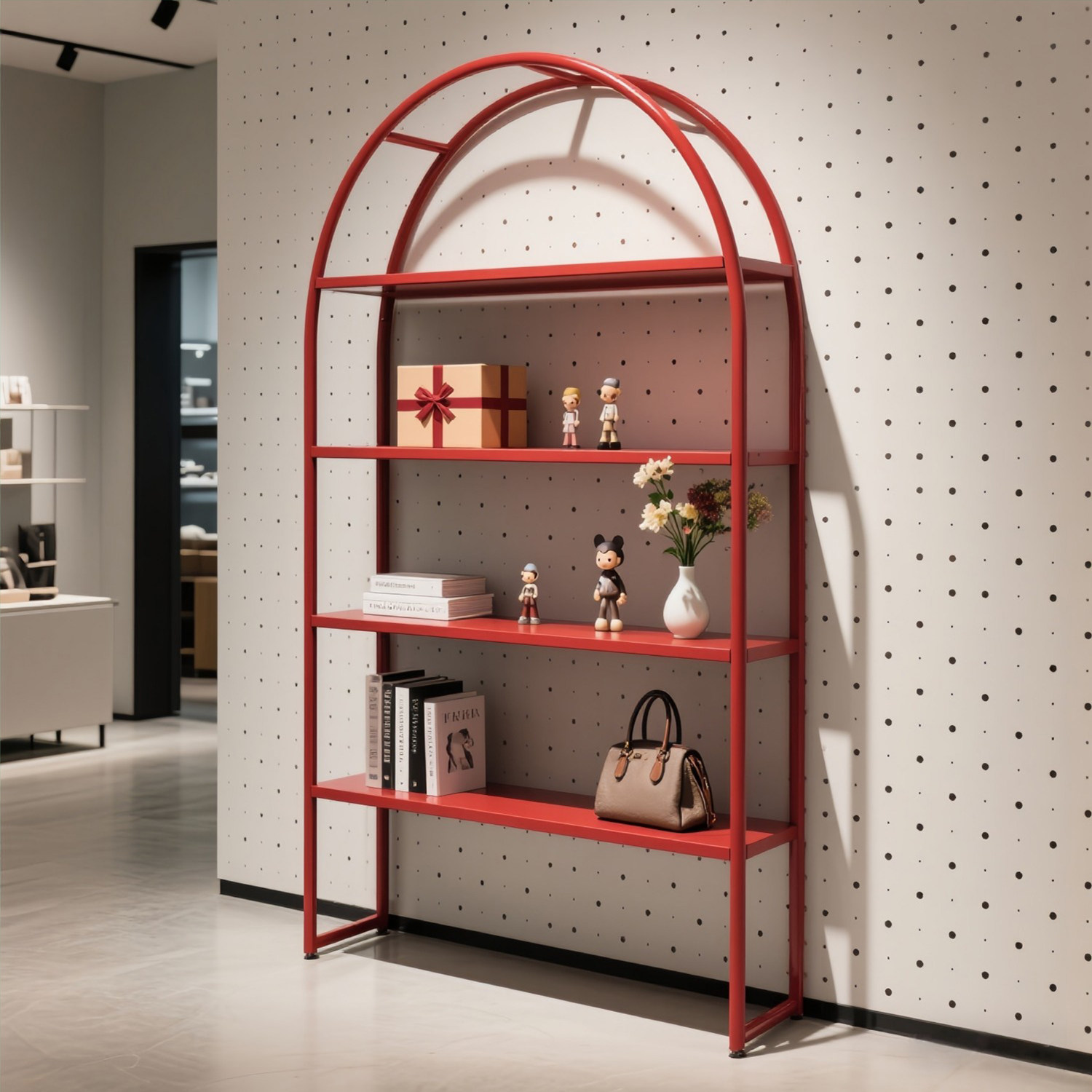Luxury Bags Level - Luxe kledingwinkel displays, boekenrekken, schoenenrekken, tassenpresentatieplanken,