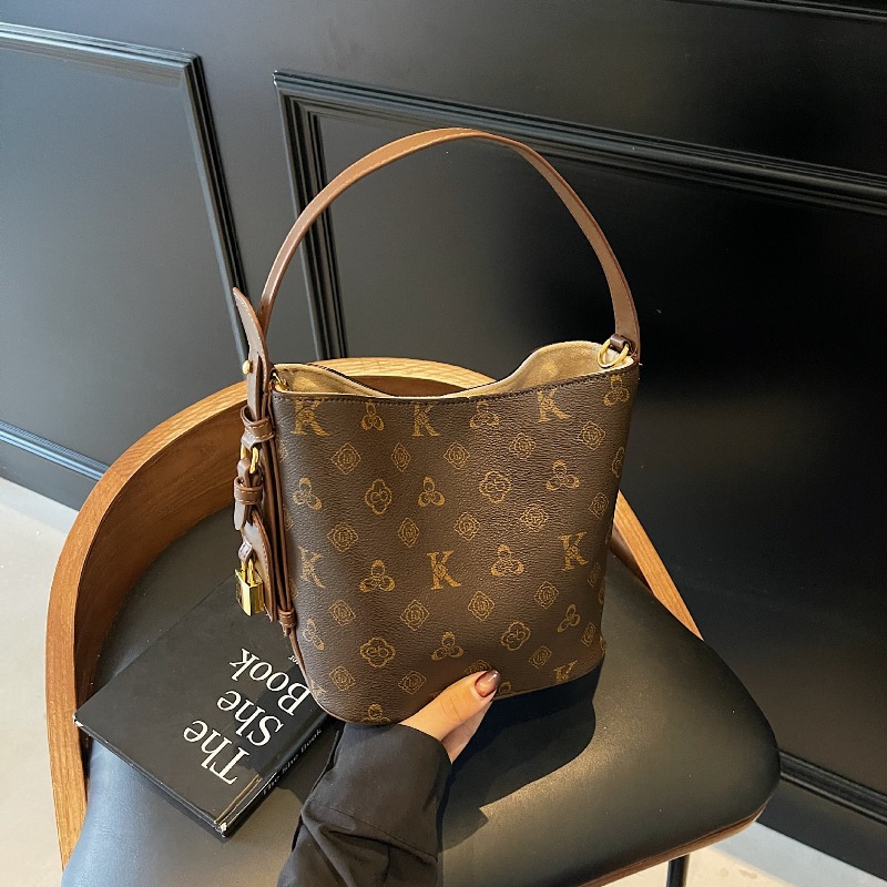 Luxury Bags For Sale - Nieuwe retro mode geprinte bucket letter