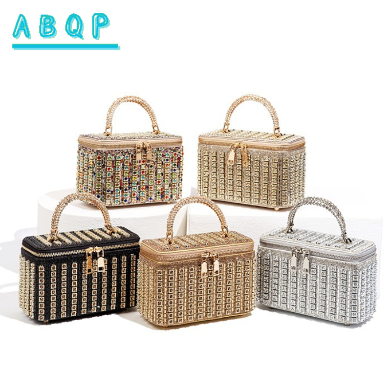 Luxury Bags Sales - Dinner Dameshandtas met diamanten Glanzende dinerhandtas