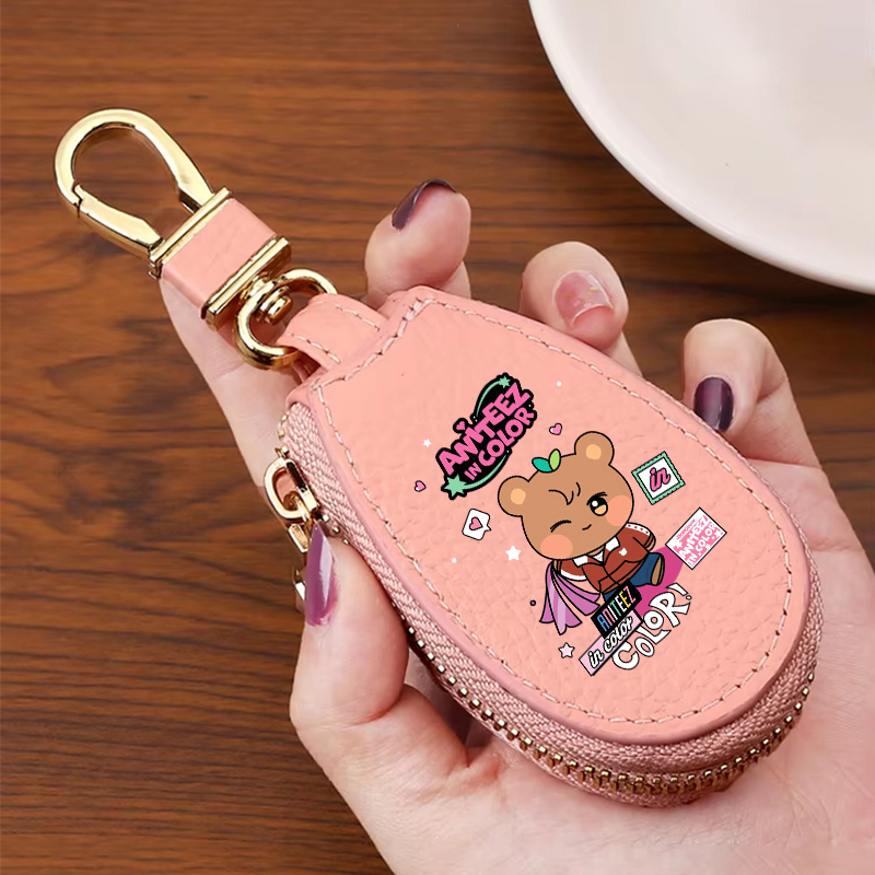 ATEEZ lederen sleutelportemonn - Key Holder Leather Pouch recensie en prijs