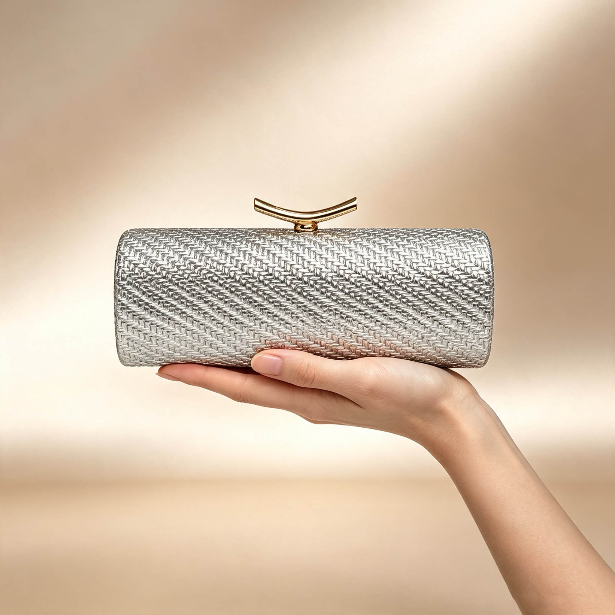 Gouden avondhandtas luxe desig - Luxury Bags Office recensie en prijs