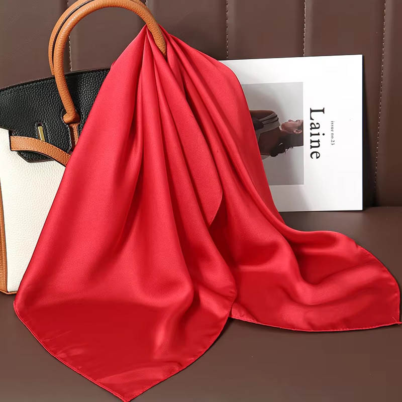 Luxe Effen Kleur Zijden Vierka - Luxury Bags Office recensie en prijs