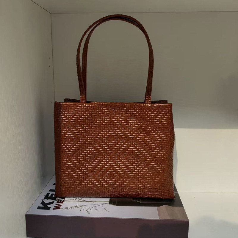 Mendy Echt Leder Geweven Print - Luxury Bags Office recensie en prijs