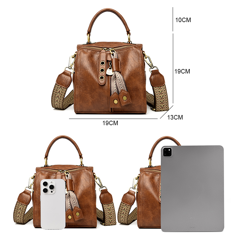 Koe Lederen Vrouwen Messenger  - Key Holder Leather Pouch recensie en prijs